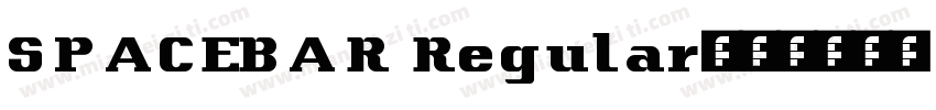 SPACEBAR Regular字体转换